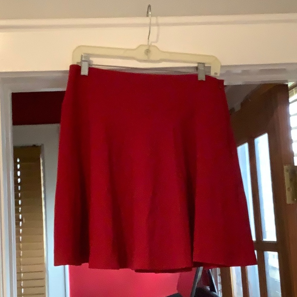 Elegant Red Women's Skirt